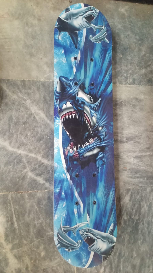 Medium Shark Skateboard for Kids & Teens