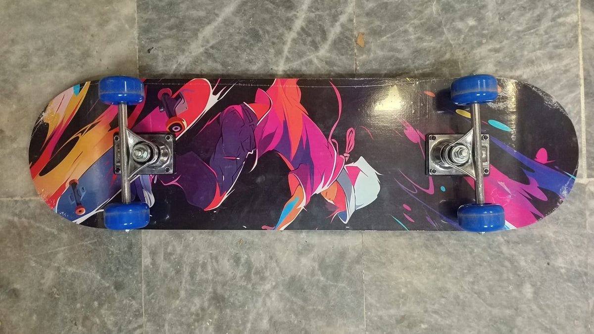 Large Size Kids Skateboard – Colorful Design